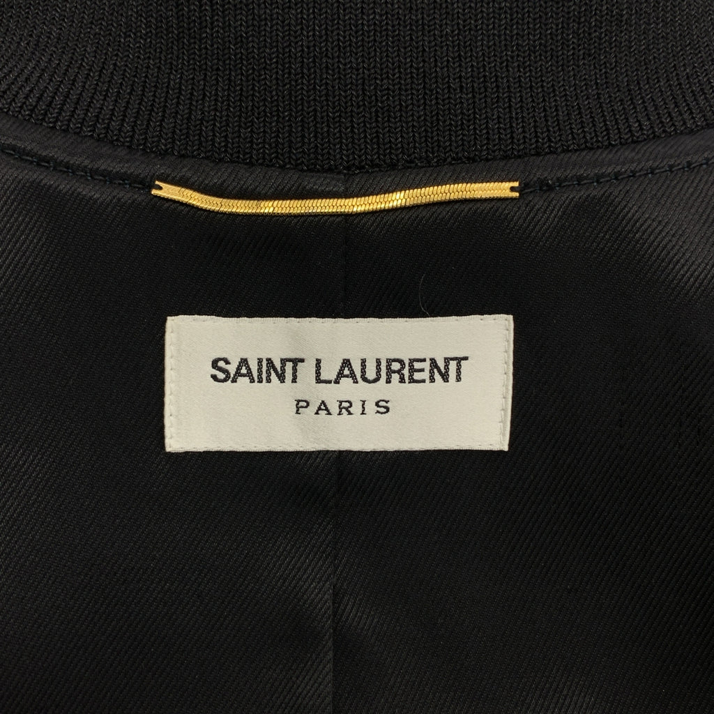 SAINT LAURENT PARIS / サンローランパリ | エディ・スリマン期 PALLADIUM パラディウム 刺しゅう スパンコール装飾 テディジャケット | 38 | レディース