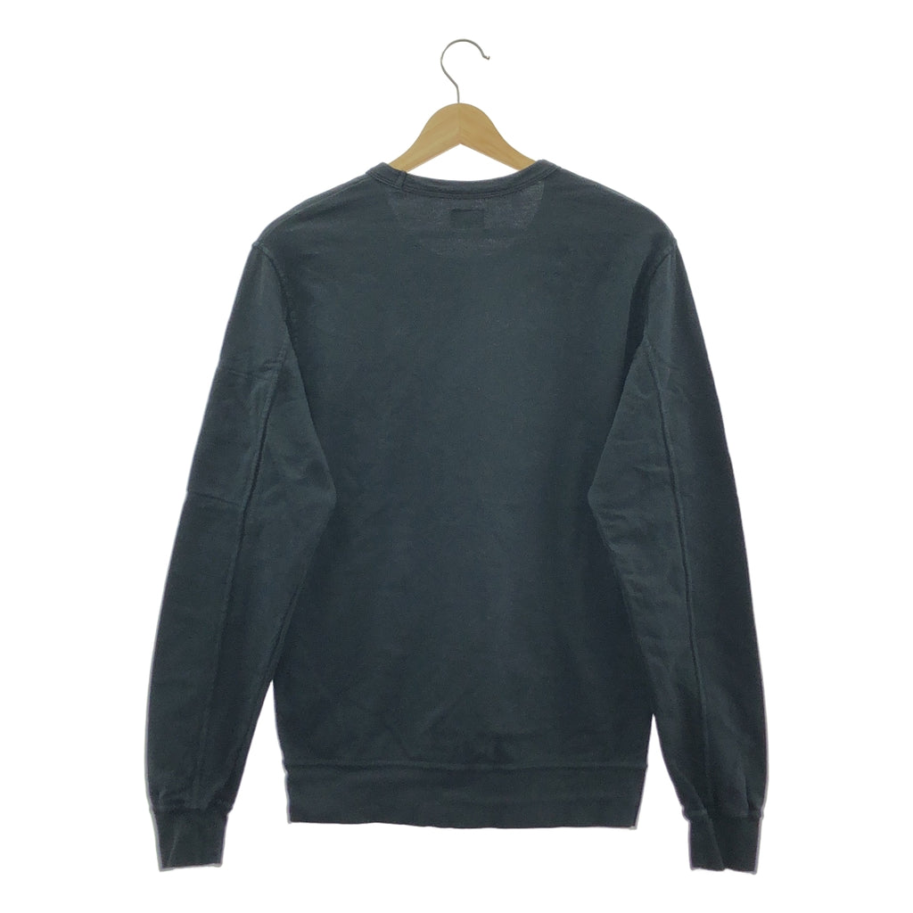 CP COMPANY / 씨피 컴퍼니 | LIGHT FLEECE SWEATSHIRT / 크루넥 스웨트셔츠 컷소우 | 블랙 | 맨즈