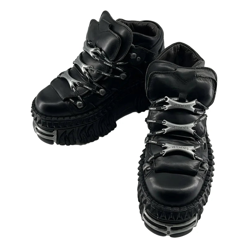 VETEMENTS / ヴェトモン | × New Rock Platform sneakers レザー スニーカー | 41 | メンズ