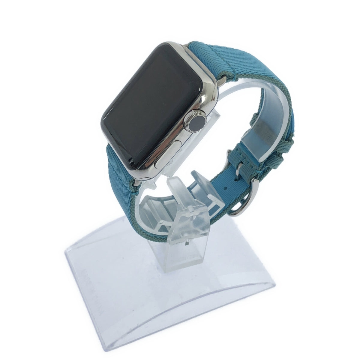 HERMES / エルメス | Apple Watch / アップルウォッチ 38mm ステンレススチール 第1世代 A1553 シンプルトゥール ツイル ベルト |