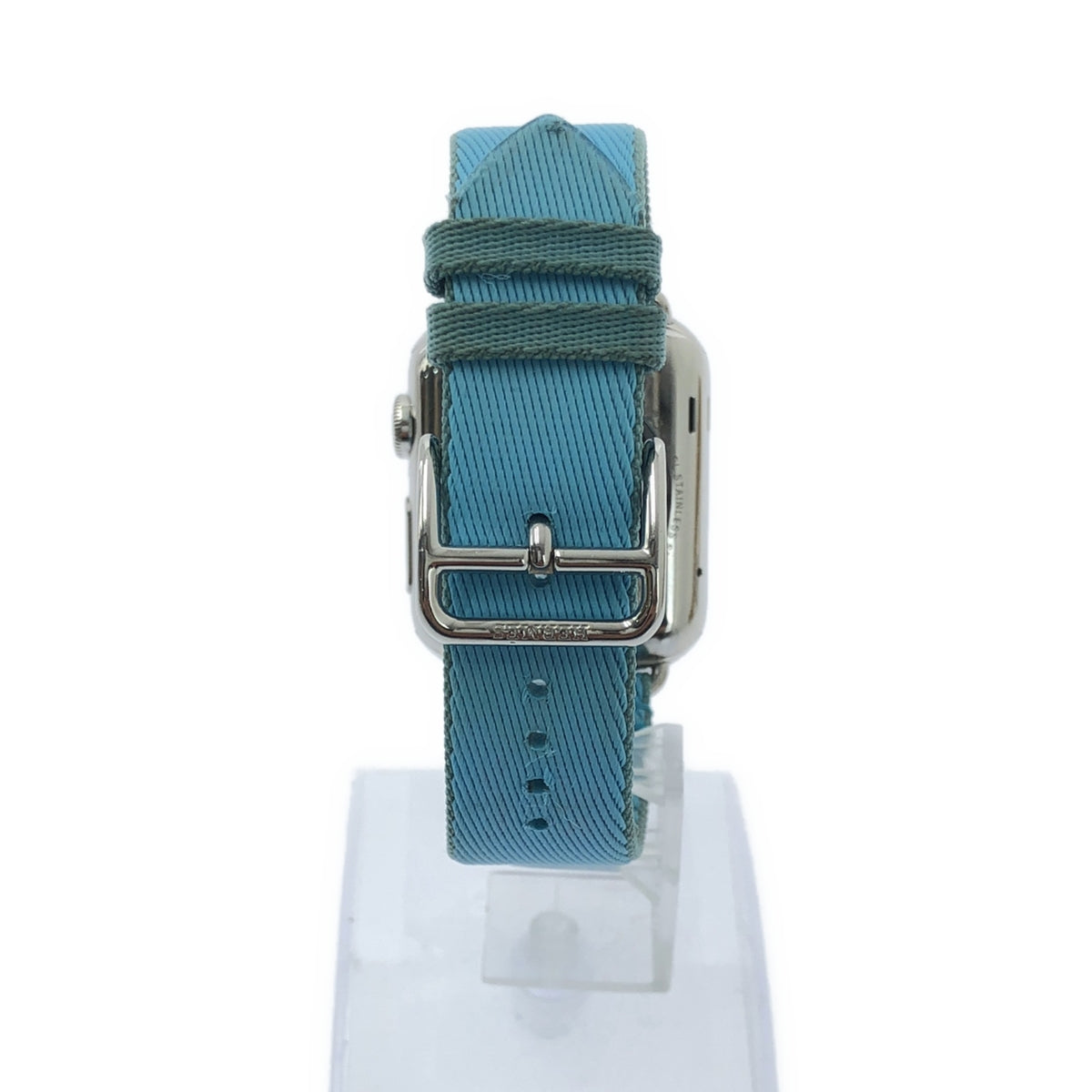 HERMES / エルメス | Apple Watch / アップルウォッチ 38mm ステンレススチール 第1世代 A1553 シンプルトゥール ツイル ベルト |