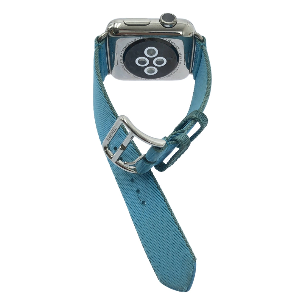 HERMES / エルメス | Apple Watch / アップルウォッチ 38mm ステンレススチール 第1世代 A1553 シンプルトゥール ツイル ベルト |