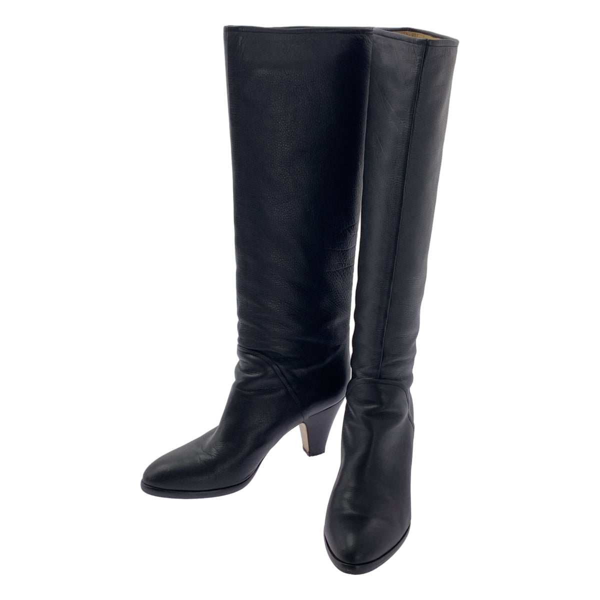 PELLICO / 페리코 | 가죽 롱 부츠 | 37 1/2 | 블랙 | 여성