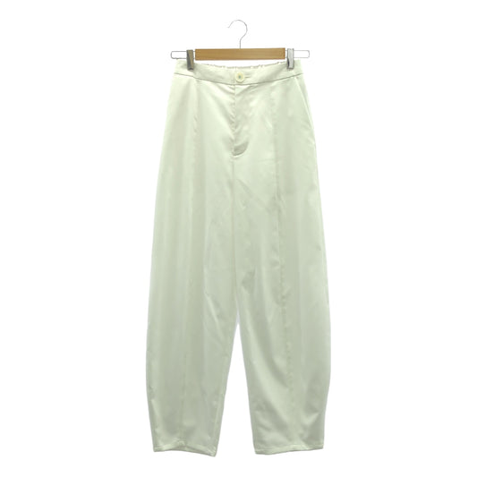 nagonstans / ナゴンスタンス | 2024SS | water-repellent curve pants | M | ホワイト | レディース
