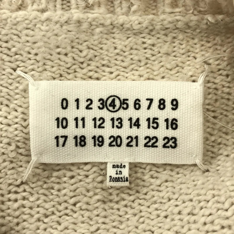 Maison Margiela / 馬丁馬吉拉 | 2021SS | 棉混紡寬版圓領針織衫 | S | 女款