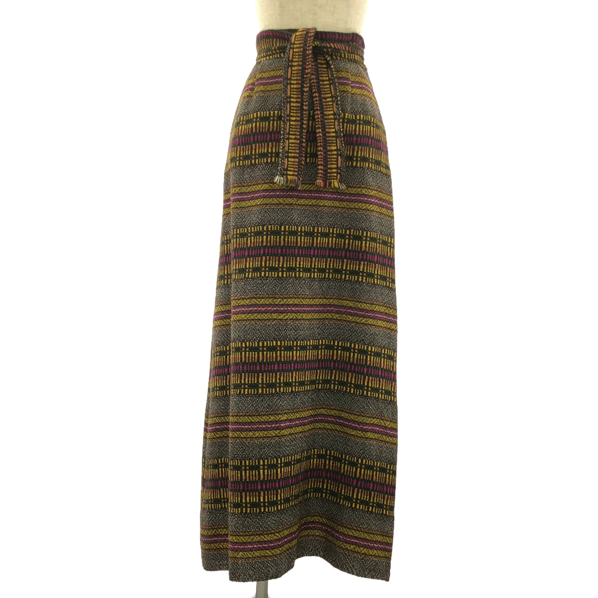 【美品】  NOWOS / ノーウォス | Jacquard skirt ジャガードスカート | M | マルチカラー | レディース