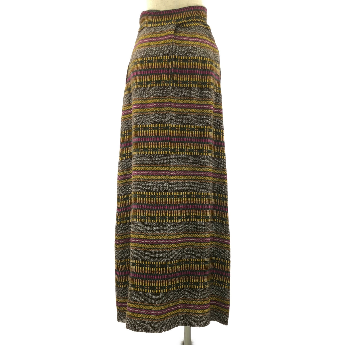 【美品】  NOWOS / ノーウォス | Jacquard skirt ジャガードスカート | M | マルチカラー | レディース
