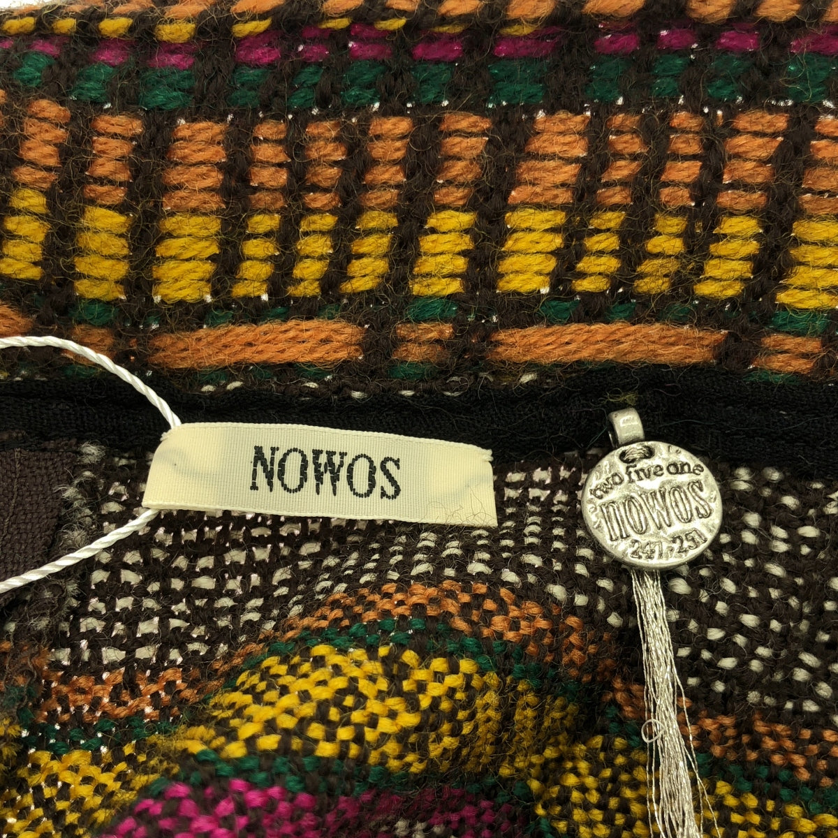 【美品】  NOWOS / ノーウォス | Jacquard skirt ジャガードスカート | M | マルチカラー | レディース