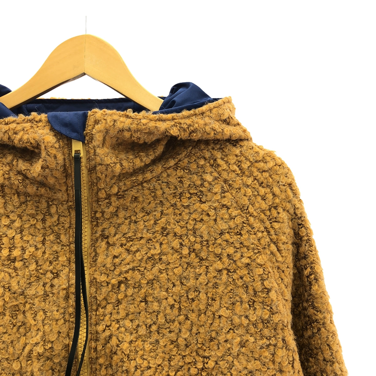 [New] prasthana / Prasthana | Loop Yarn Zip Parka | M | Orange | Men's