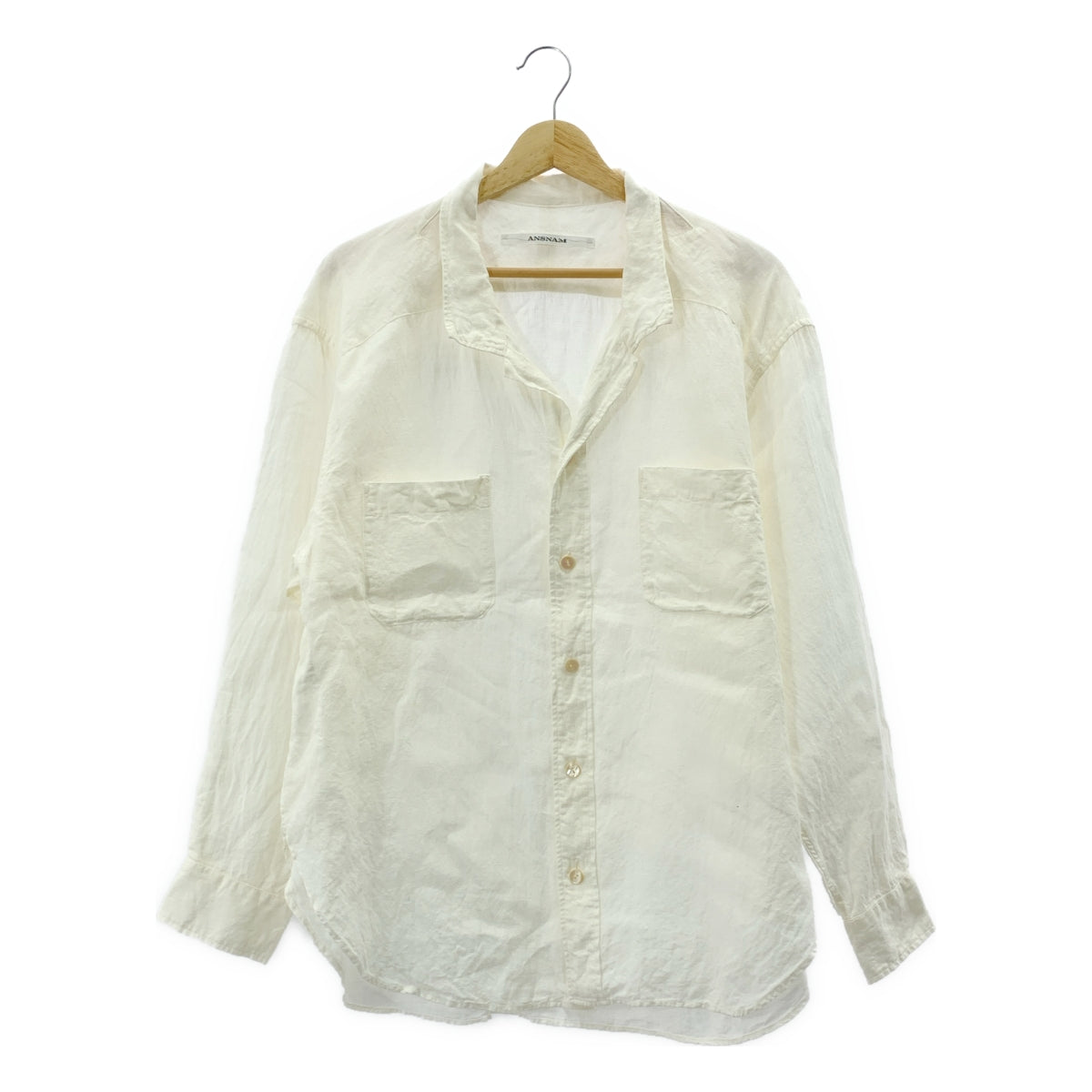 ANSNAM / アンスナム | リネン 牛飼いシャツ | 3 | メンズ