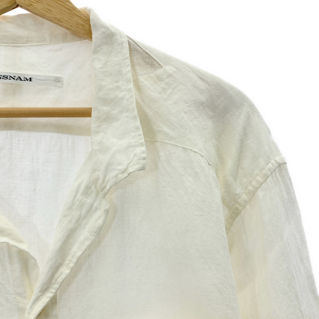 ANSNAM / アンスナム | リネン 牛飼いシャツ | 3 | メンズ