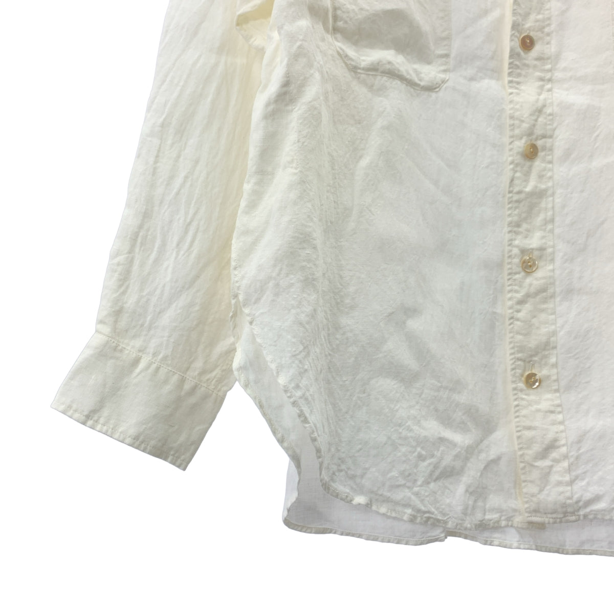 ANSNAM / アンスナム | リネン 牛飼いシャツ | 3 | メンズ