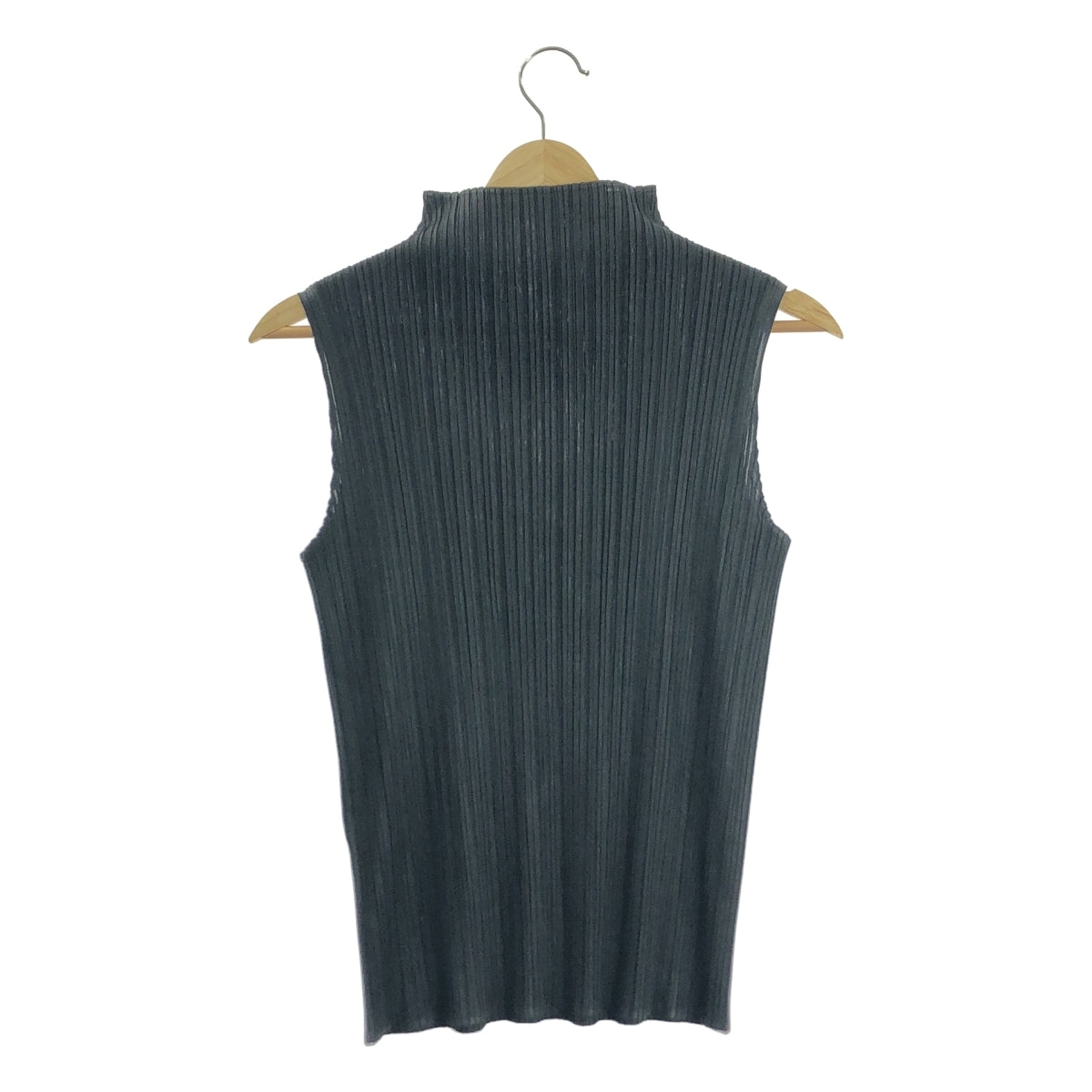 PLEATS PLEASE ISSEY MIYAKE / プリーツプリーズイッセイミヤケ | 総柄 ハイネック ノースリーブ プルオーバー | 4 | レディース