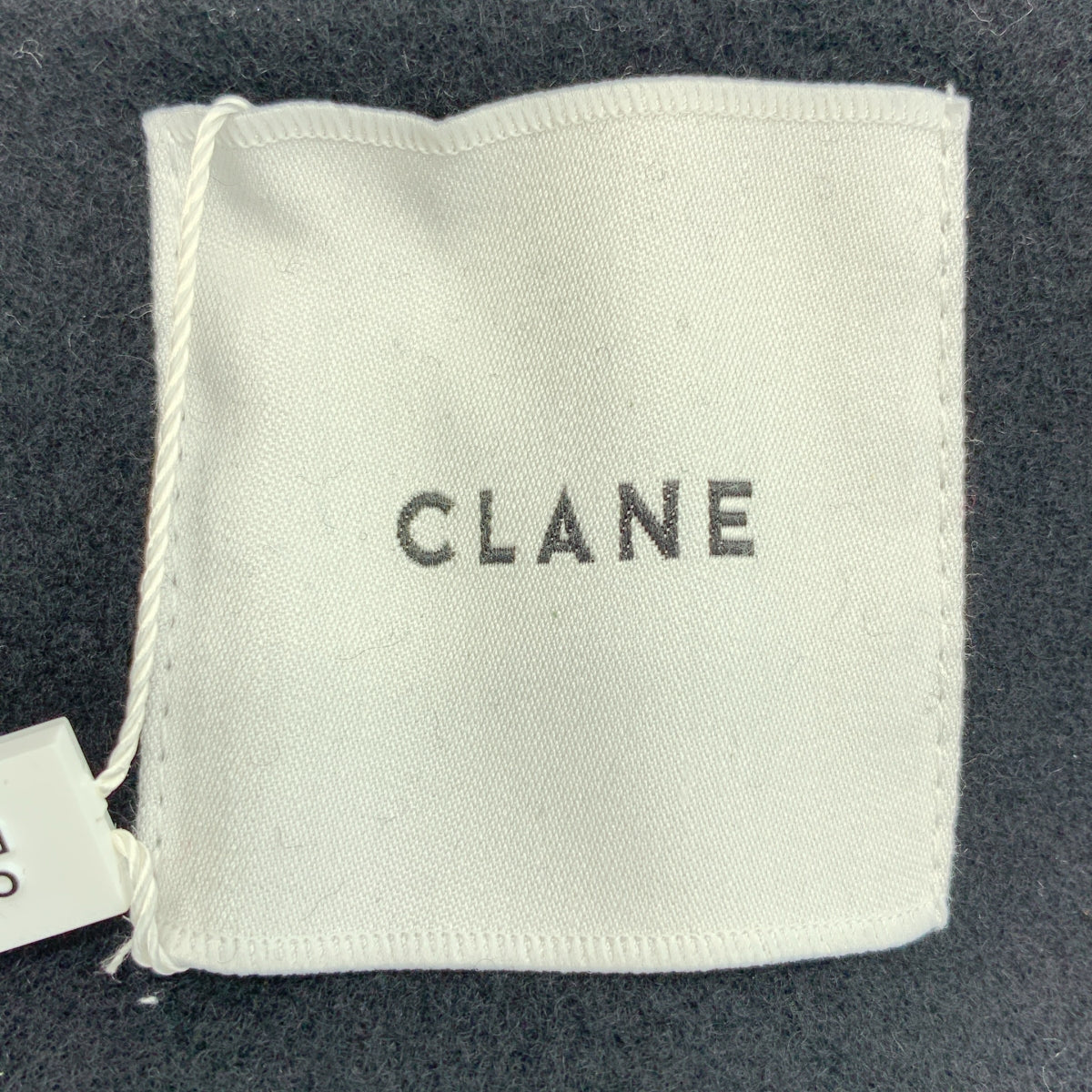 CLANE / クラネ | RIB COLLAR WOOL LONG COAT / エリリブニットシングルコート / 総裏地 | 1 | レディース