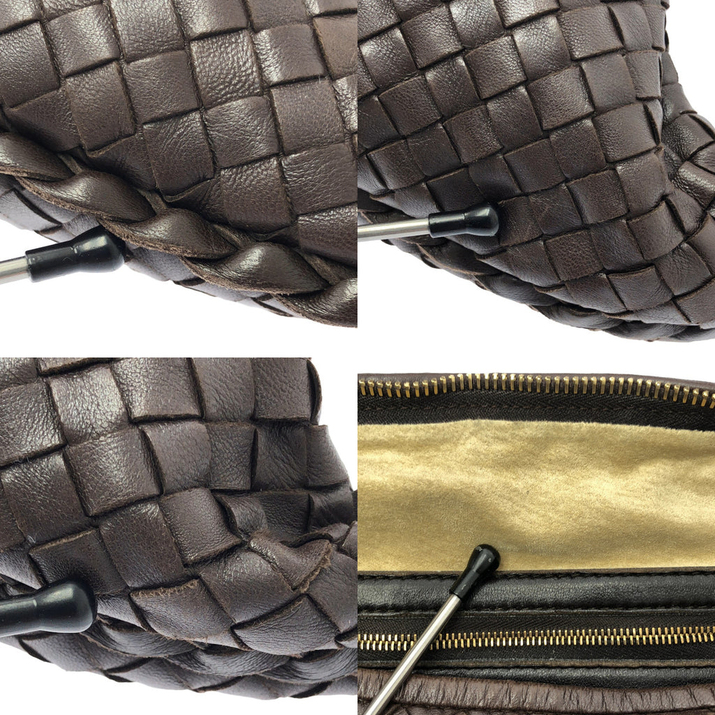 BOTTEGA VENETA / ボッテガヴェネタ | ホーボー イントレチャート レザー ショルダーバッグ |