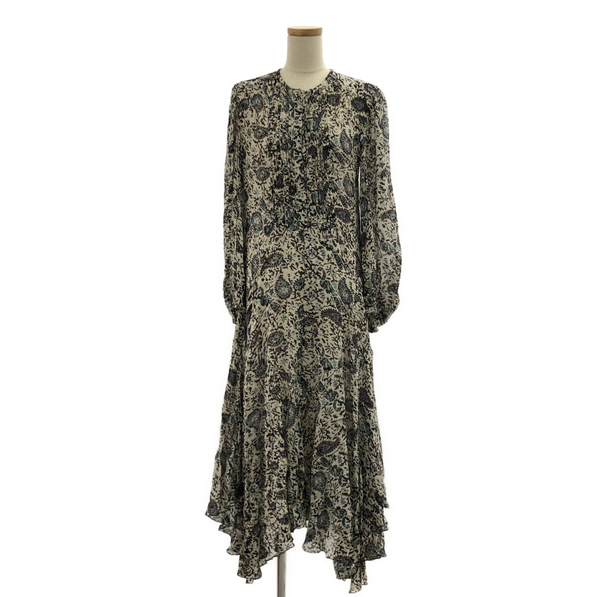 ISABEL MARANT ETOILE | 人造絲佩斯利印花喇叭洋裝 | 尺寸 34 | 女裝