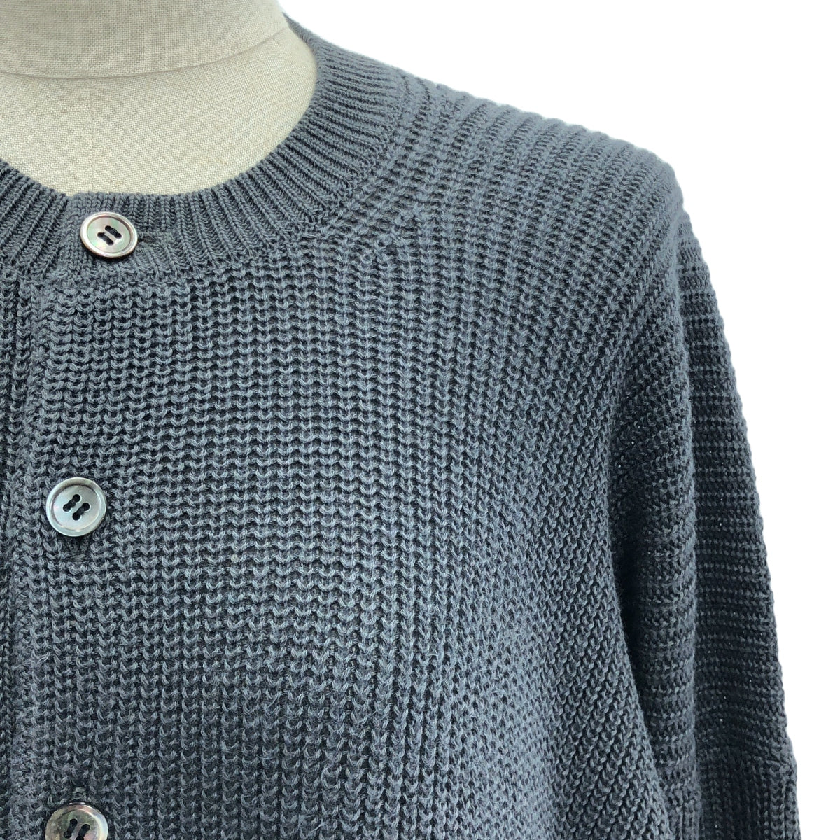 JUNYA WATANABE COMME des GARCONS / 준야와타나베 | 2014SS | 프린지 오버 니트 카디건 | S | 그레이 | 여성