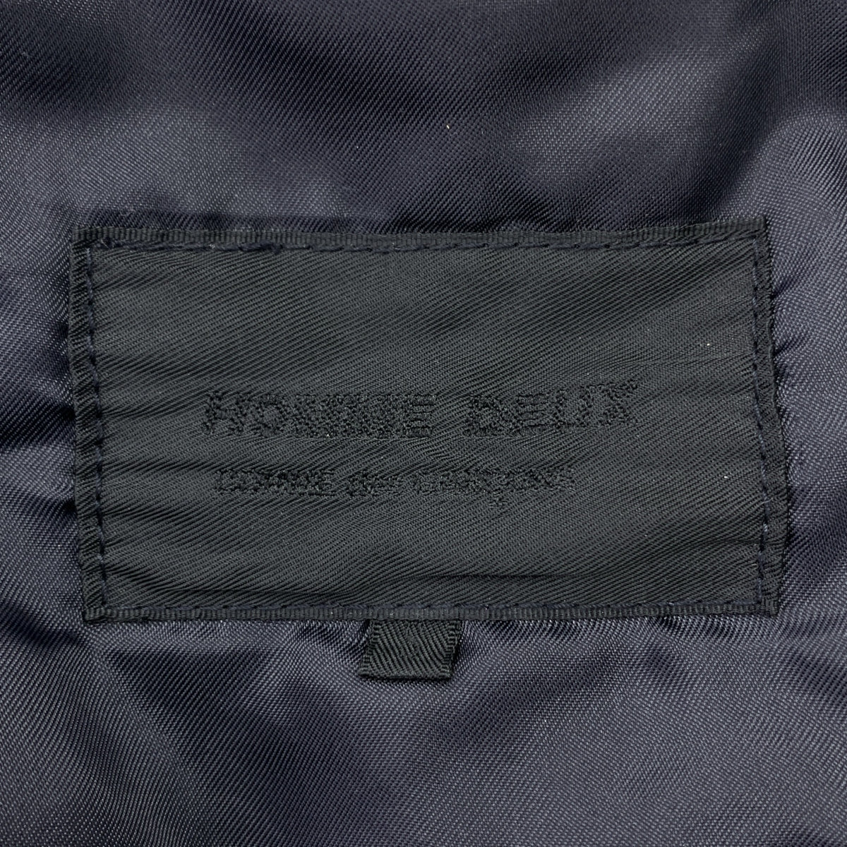 COMME des GARCONS HOMME DEUX / コムデギャルソンオムドゥ | 2018SS | ポリ縮絨 テーラードジャケット | S | ネイビー | メンズ