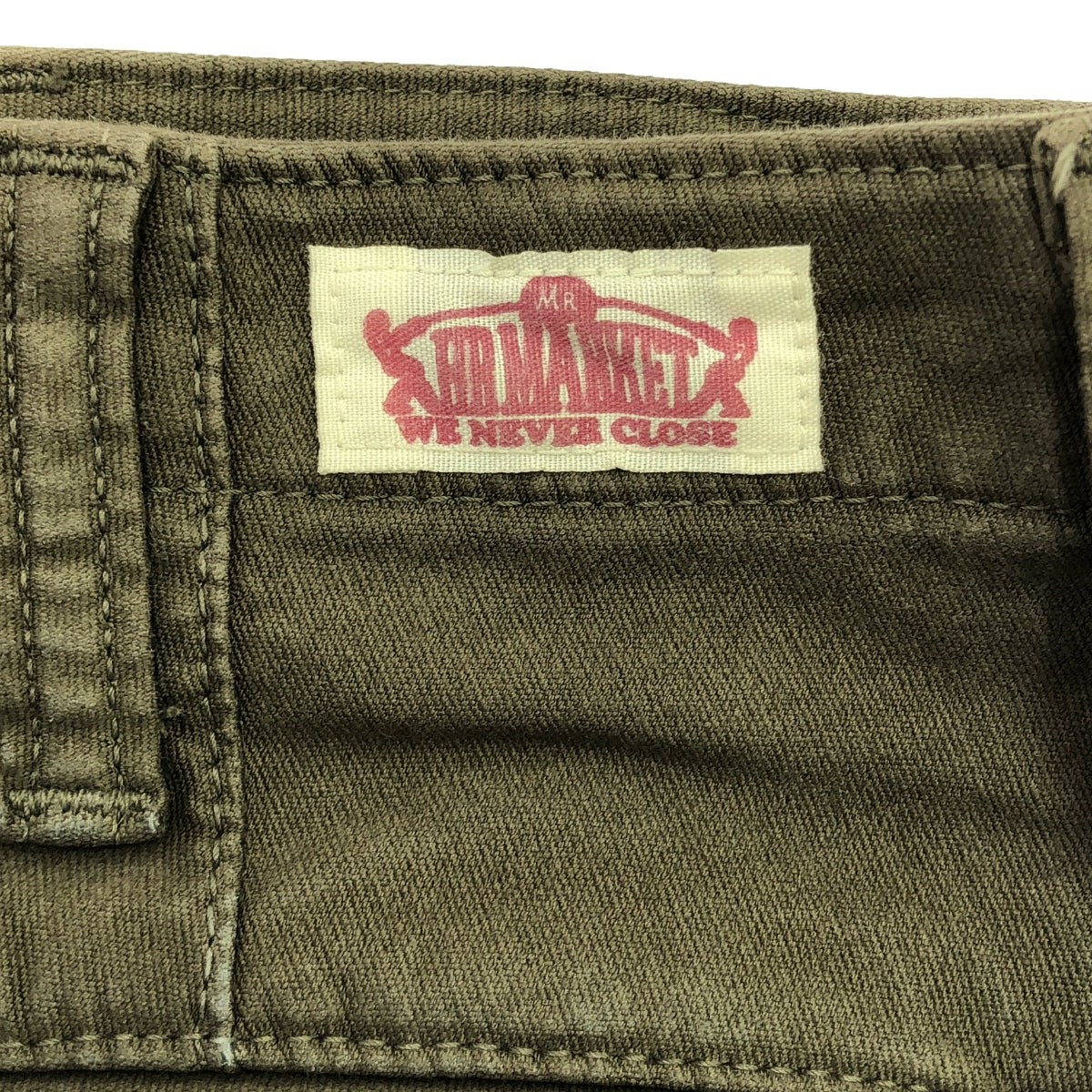 HOLLYWOOD RANCH MARKET | German Cross Stretch Cargo Pants | Size 2 | Khaki | Men's