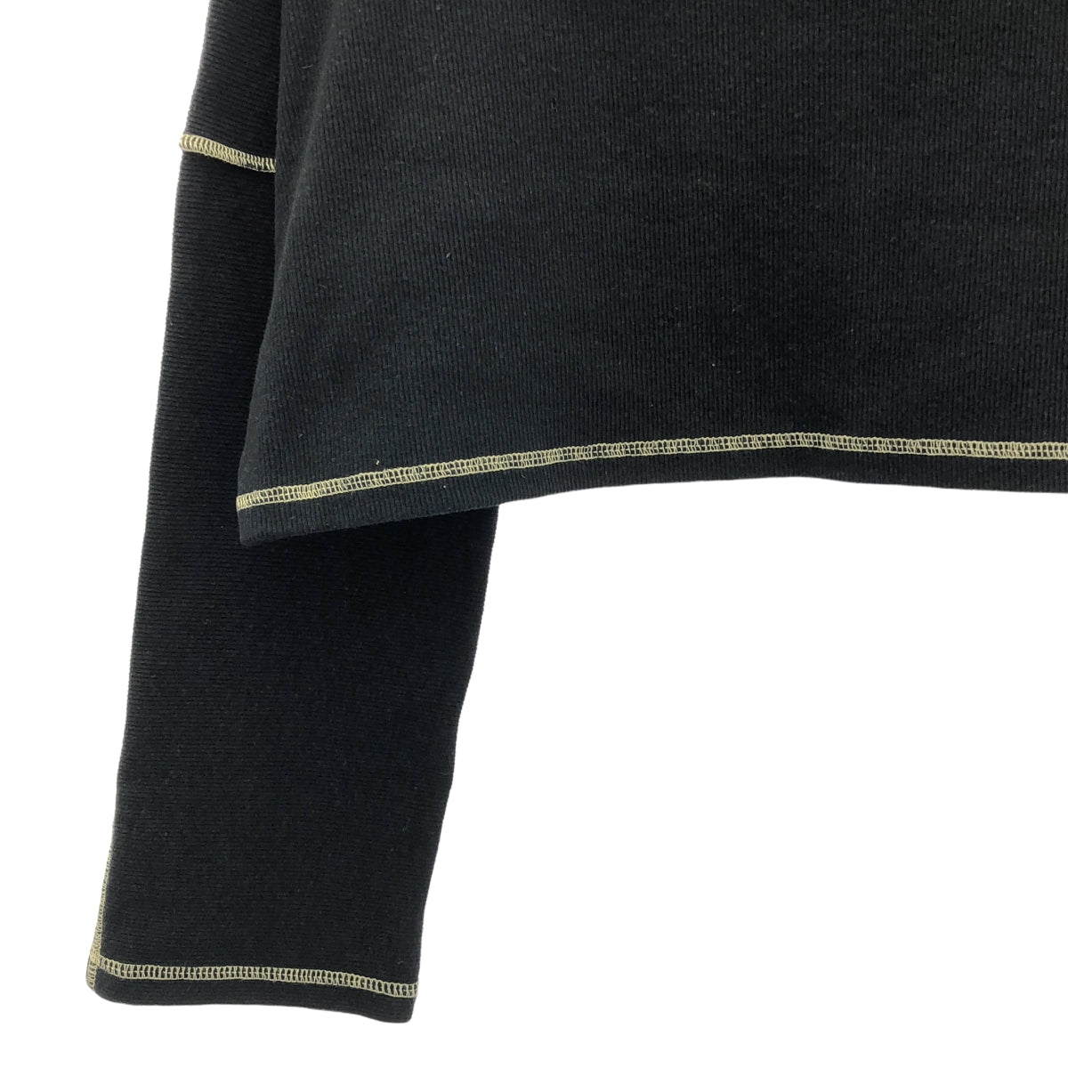 BASErange / Base Range | CAMER PULLOVER FCPU RIB WI23 Cropped Rib Top | XS | Women's