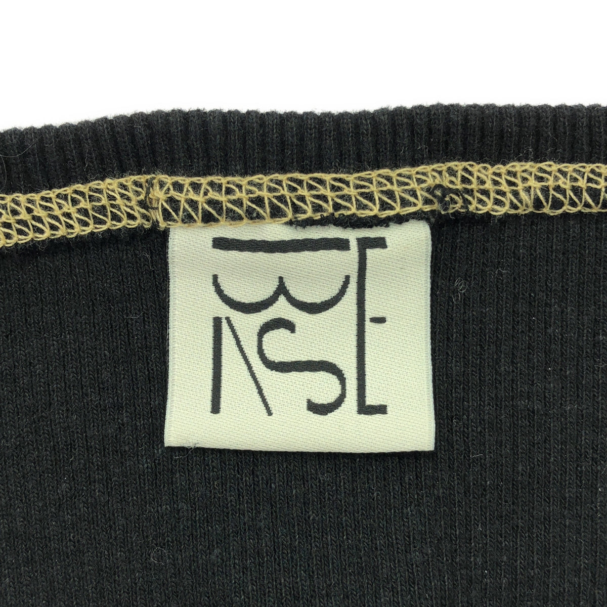 BASErange / Base Range | CAMER PULLOVER FCPU RIB WI23 Cropped Rib Top | XS | Women's