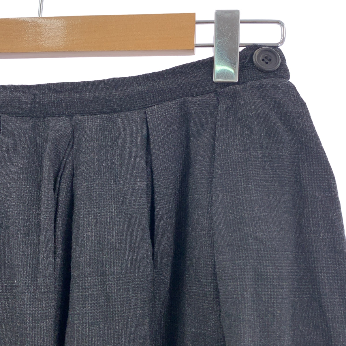 Paul Harnden / 폴 하덴 | wool cashmere skirt / 캐시미어 블렌드 집게 볼륨 스커트 / 안감 | M |