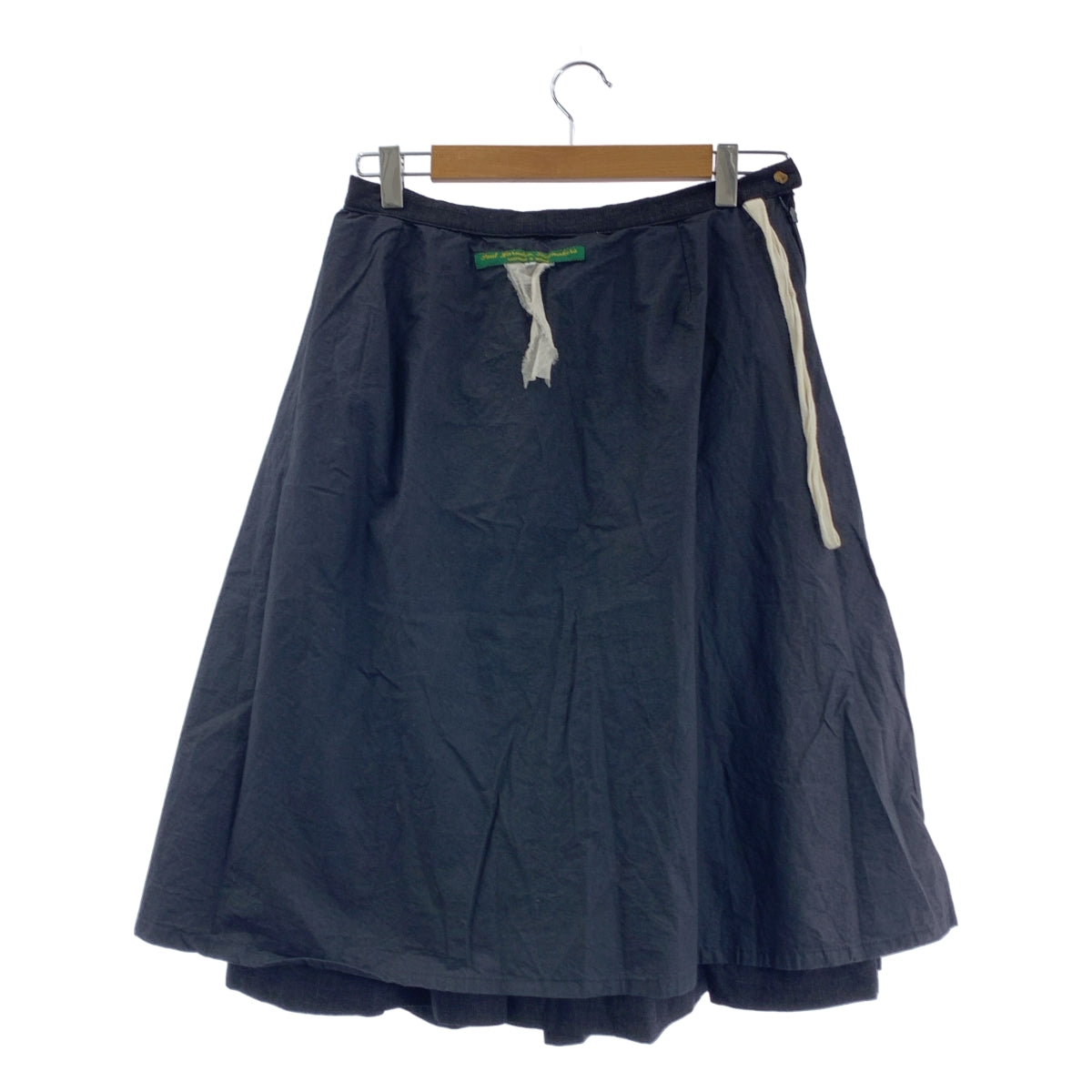Paul Harnden / 폴 하덴 | wool cashmere skirt / 캐시미어 블렌드 집게 볼륨 스커트 / 안감 | M |