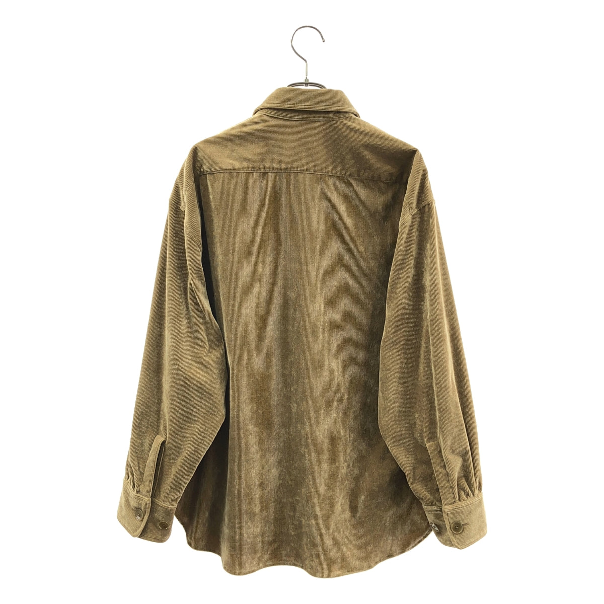 Tomorrowland MACPHEE / トゥモローランドマカフィー | オーバーシルエット コーデュロイ シャツ | 36 | ブラウン | レディース