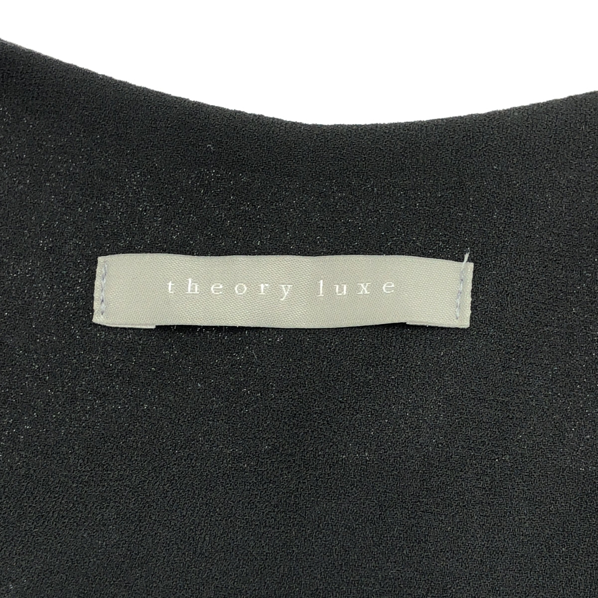 theory luxe / 세오리랏쿠스 | PEARL.GGT SHRRE V 넥 블라우스 셔츠 | 36 | 블랙 | 여성
