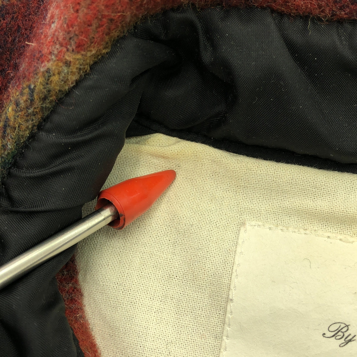 FIDELITY | 格紋羊毛 CPO 外套 | M | 綠色 | 男款