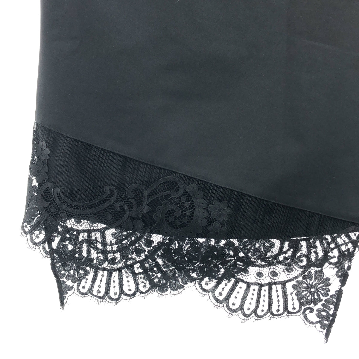 AKANE UTSUNOMIYA / アカネウツノミヤ | アシンメトリー レース スカート | 36 | ブラック | レディース