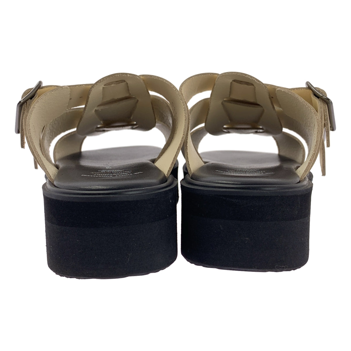 竹原俊之介 |皮革雙帶涼鞋 |