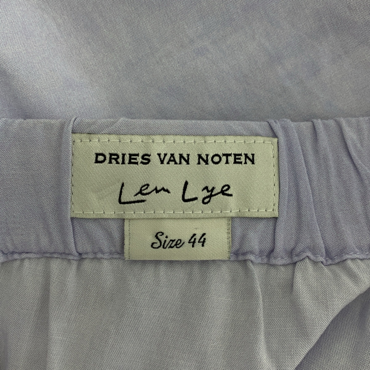 DRIES VAN NOTEN / 드리스 반 노텐 | × Len Lye / 렌 라이 레이온 드로스트링 이지 반바지 반바지 | 44 | 남성