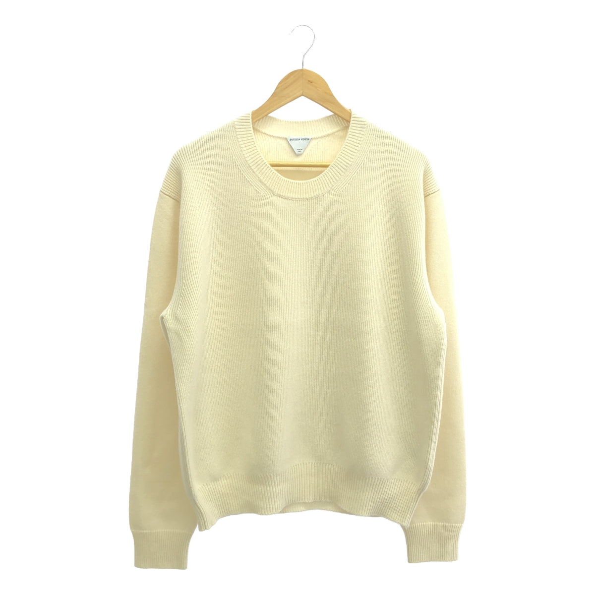 BOTTEGA VENETA / ボッテガヴェネタ | カシミア混 クルーネック ニット セーター | XL | アイボリー | レディース