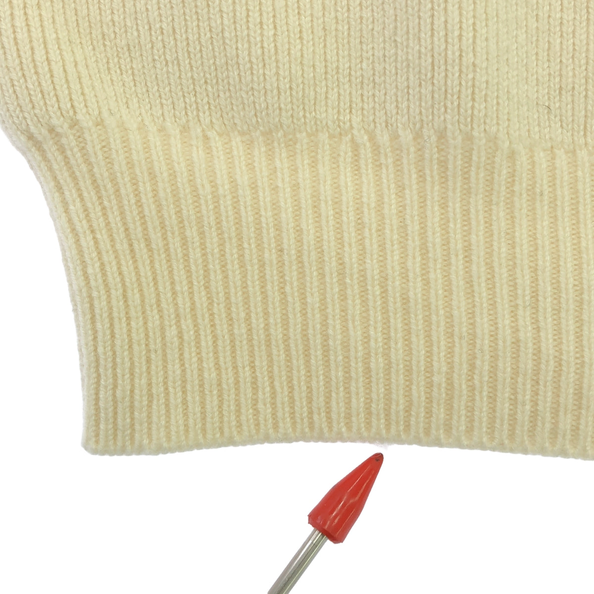 BOTTEGA VENETA / ボッテガヴェネタ | カシミア混 クルーネック ニット セーター | XL | アイボリー | レディース