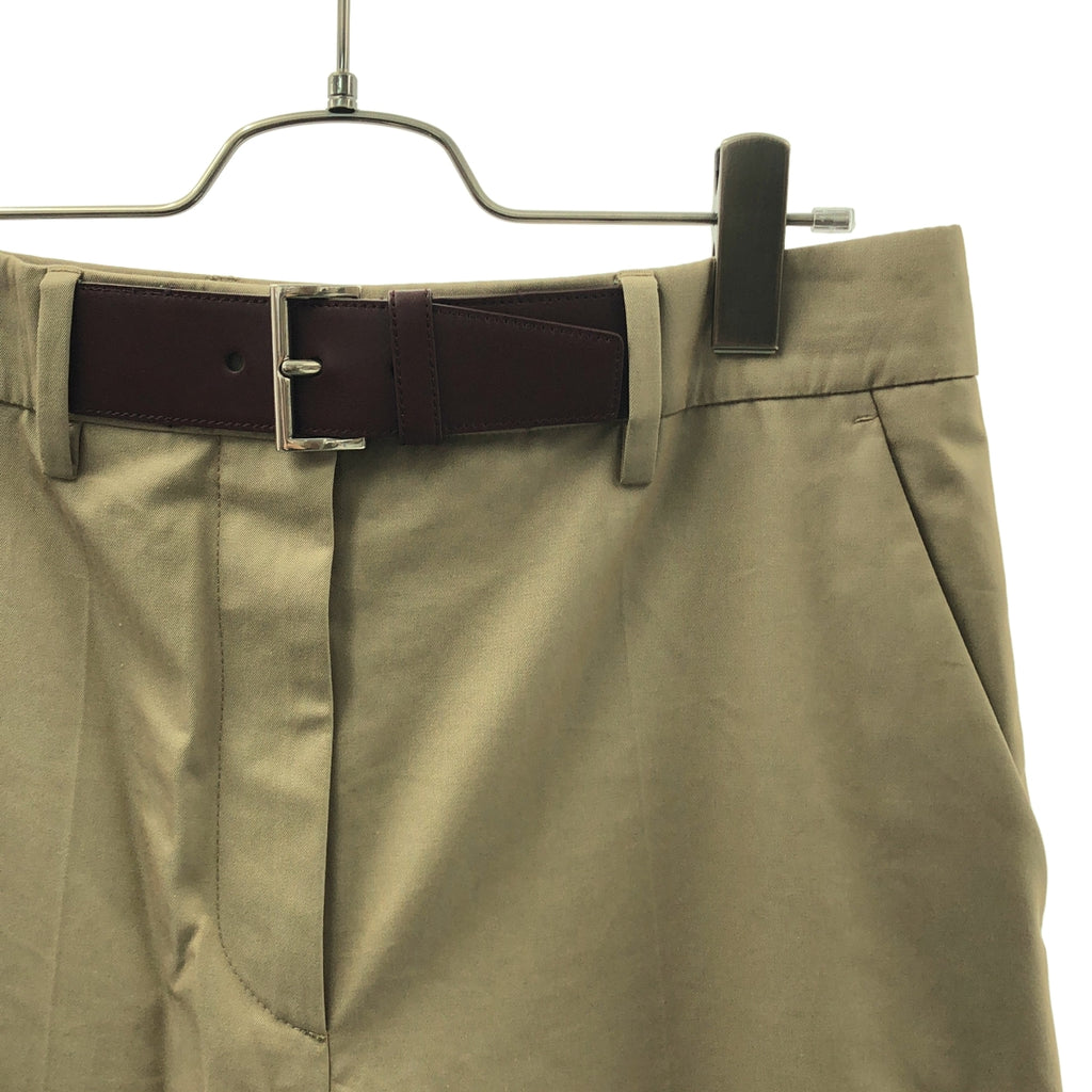 PRADA / プラダ | 2024 | トライアングルロゴ チノ パンツ | 38 | レディース