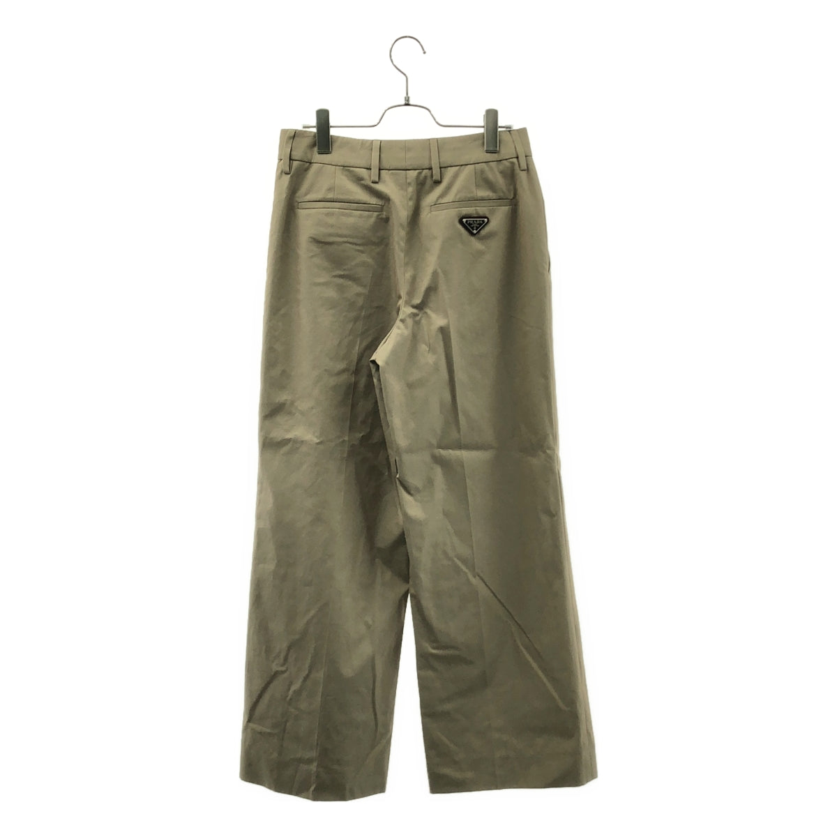 PRADA / プラダ | 2024 | トライアングルロゴ チノ パンツ | 38 | レディース