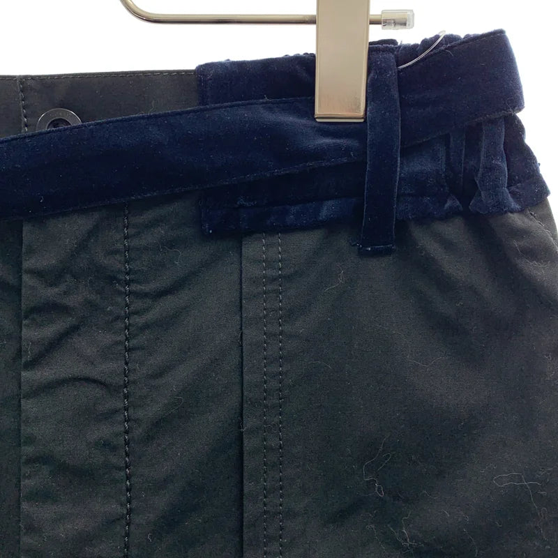 サカイ FABRIC COMBO CROPPED PANTS クロップドパンツ sacai / サカイ | 2020SS | FABRIC COMBO CROPPED PANTS クロップド