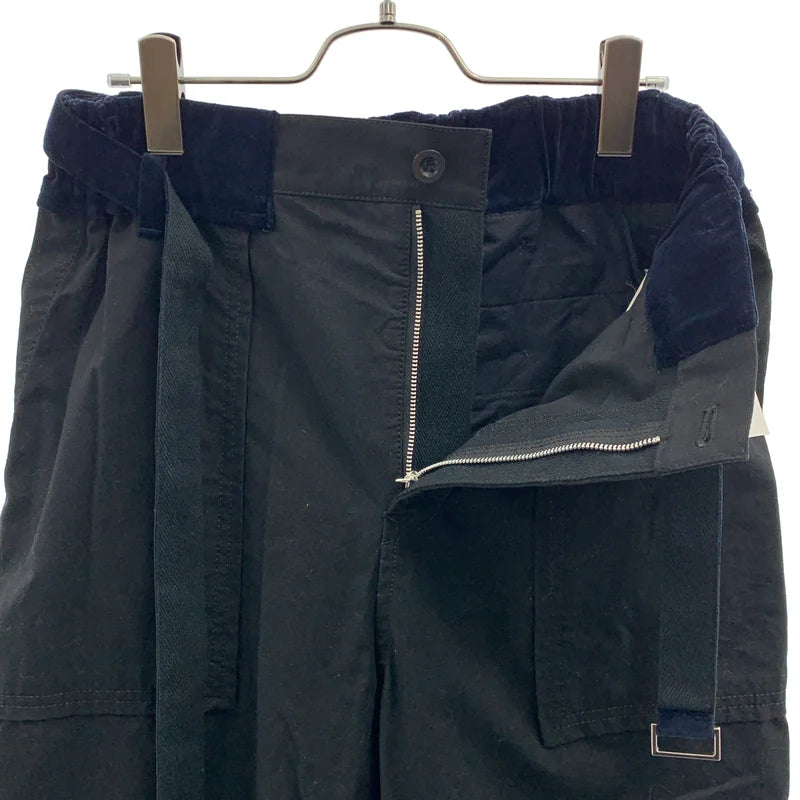 サカイ FABRIC COMBO CROPPED PANTS クロップドパンツ sacai / サカイ | 2020SS | FABRIC COMBO CROPPED PANTS クロップド