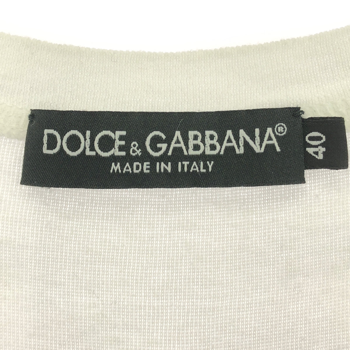 DOLCE &amp; GABBANA / 돌체 &amp; 가바나 돌가바 | 볼륨 리본 민소매 | 40 | 화이트 | 여성