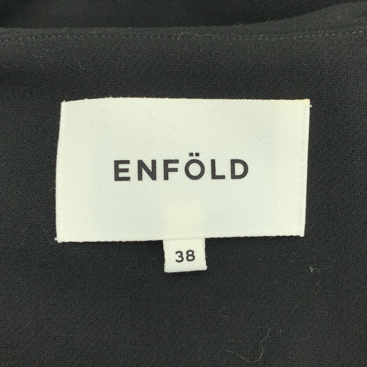 ENFOLD | 雙交叉V領連身裙 | 38碼 |