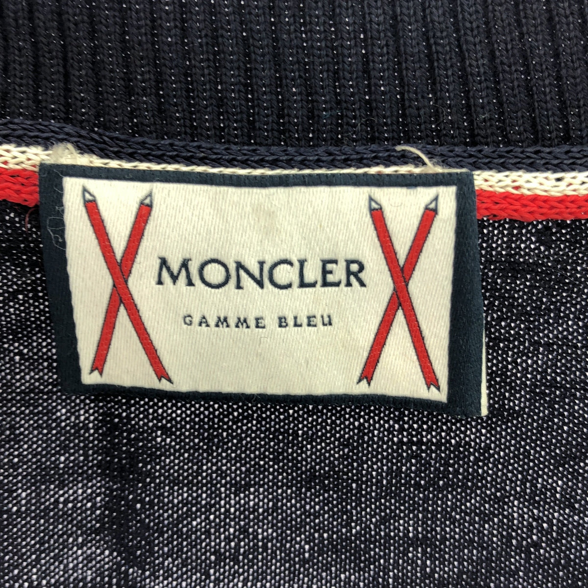 MONCLER / モンクレール | MAGLIA TRICOT ウール ハイゲージ 袖切替 クルーネックニット | S | メンズ