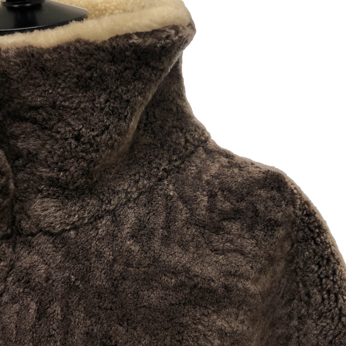 EMPORIO ARMANI / エンポリオアルマーニ | ウール ボア フルジップ オーバーコート / 総裏地 | 52 | メンズ