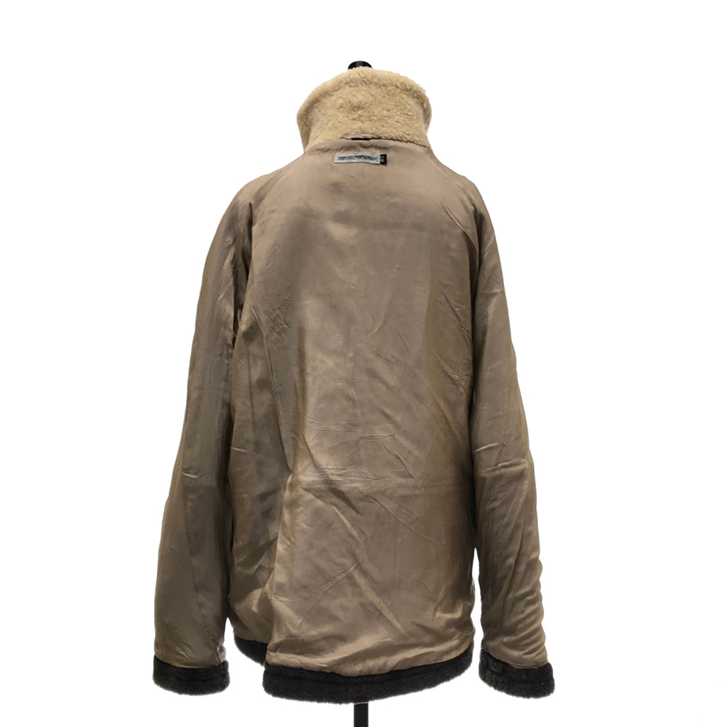 阿瑪尼 (EMPORIO ARMANI) | 羊毛全拉鍊大衣 / 全襯裡 | 尺寸 52 | 男士