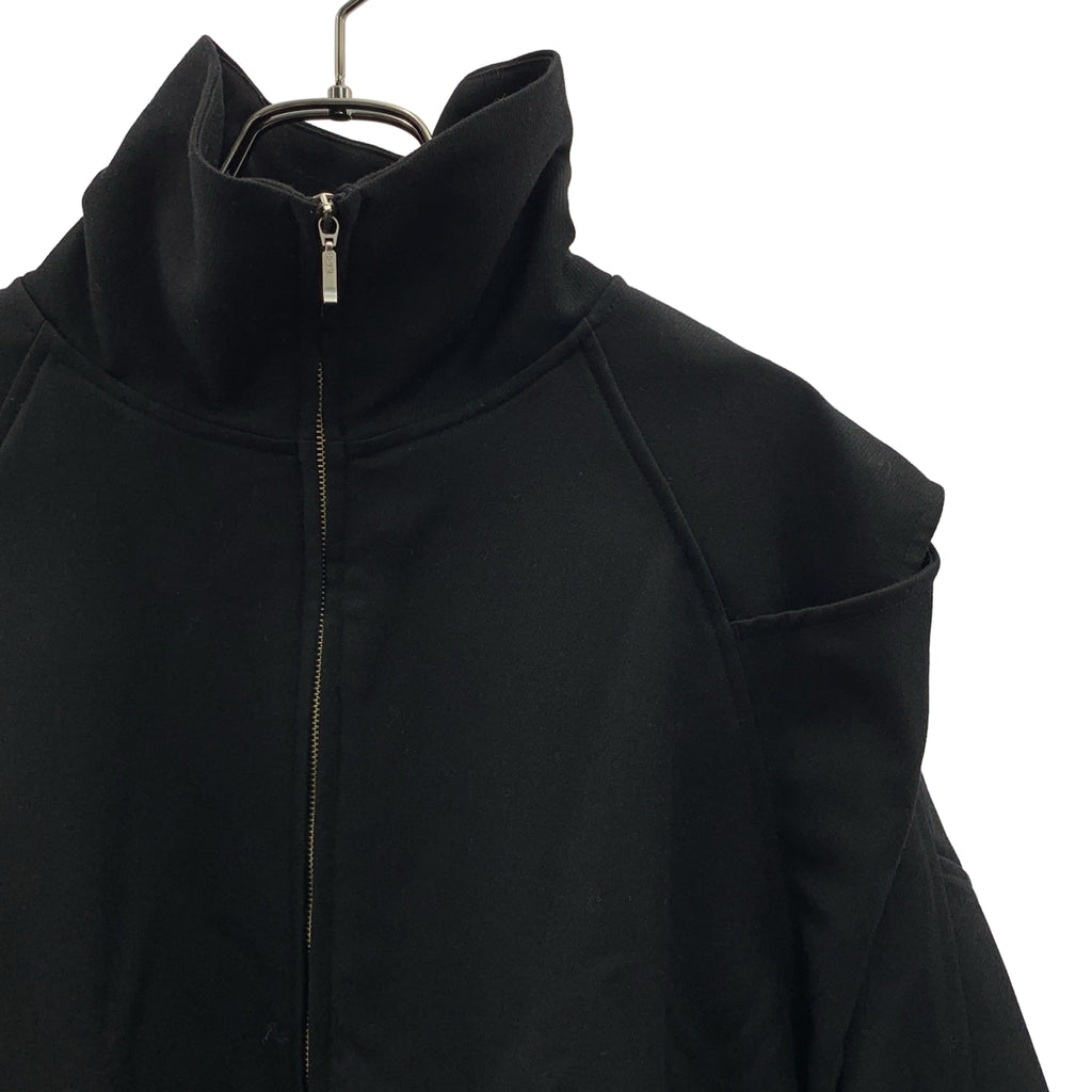 CLANE / 크라네 | 2WAY OFF SHOULDER MODE JERSEY TOPS 하이넥 하프 Zip 저지 탑스 | 1 | 여성