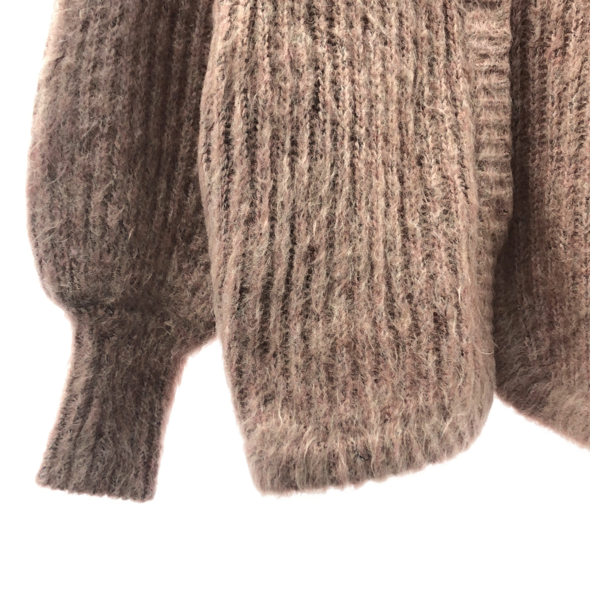 CLANE / クラネ | COLOR MOHAIR SHAGGY CARDIGAN / モヘヤ ウール ニット オーバー カーディガン | 1 | ピンク | レディース