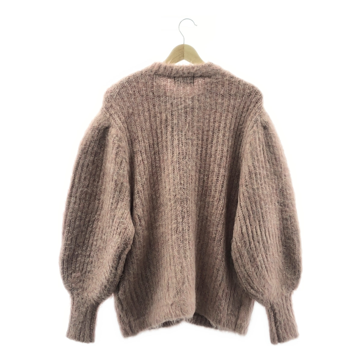 CLANE / クラネ | COLOR MOHAIR SHAGGY CARDIGAN / モヘヤ ウール ニット オーバー カーディガン | 1 | ピンク | レディース