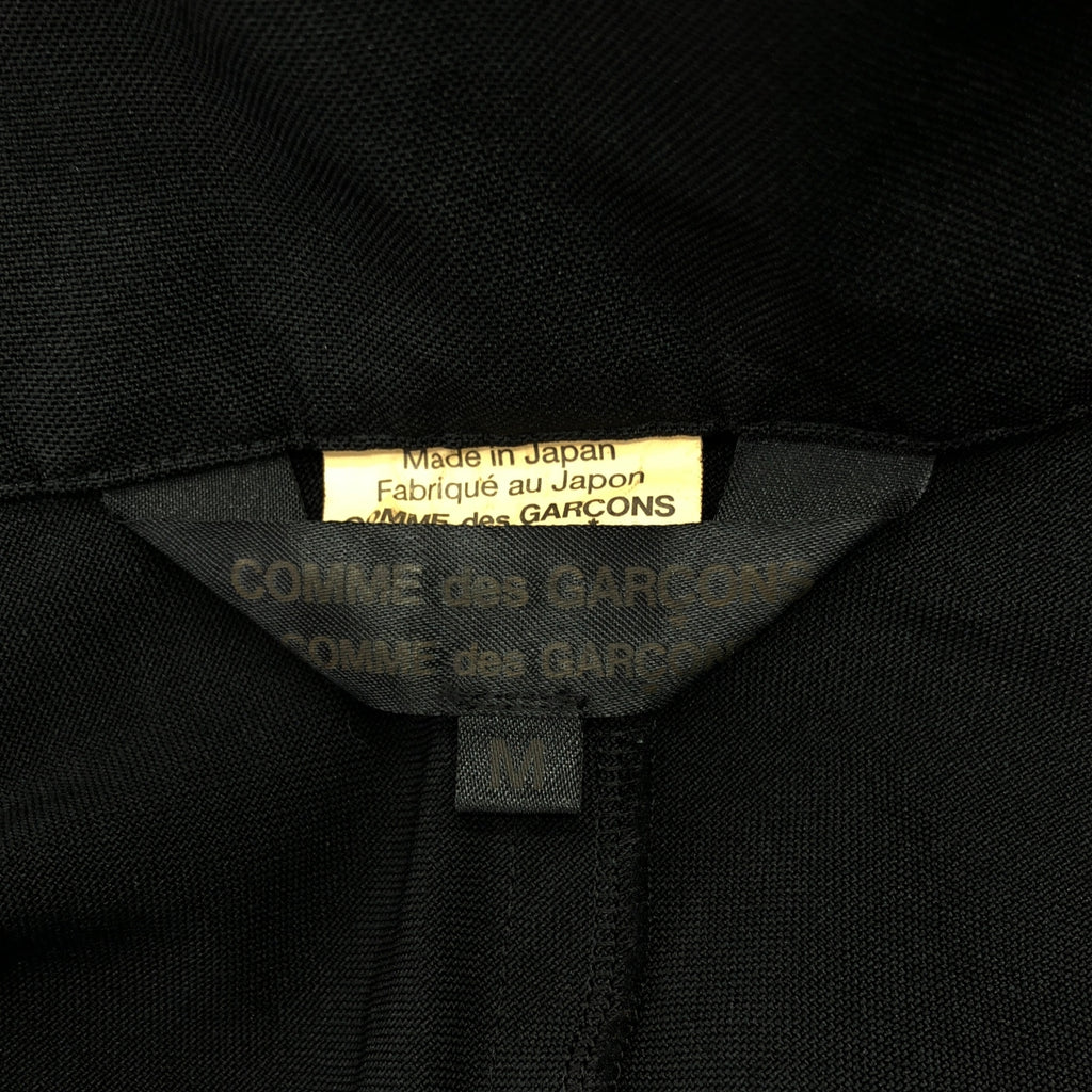 【미품】 COMME des GARCONS COMME des GARCONS / 콤콤 | 2020SS | 폴리 에스테르 제품 가공 후크 식 슬릿 포켓 포함 원피스 | M | 블랙 | 여성