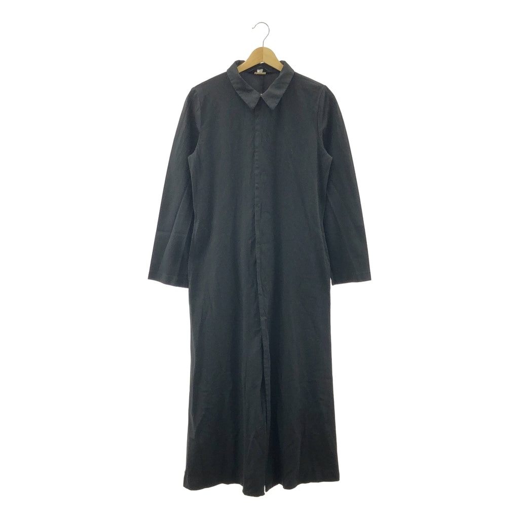 【미품】 COMME des GARCONS COMME des GARCONS / 콤콤 | 2020SS | 폴리 에스테르 제품 가공 후크 식 슬릿 포켓 포함 원피스 | M | 블랙 | 여성
