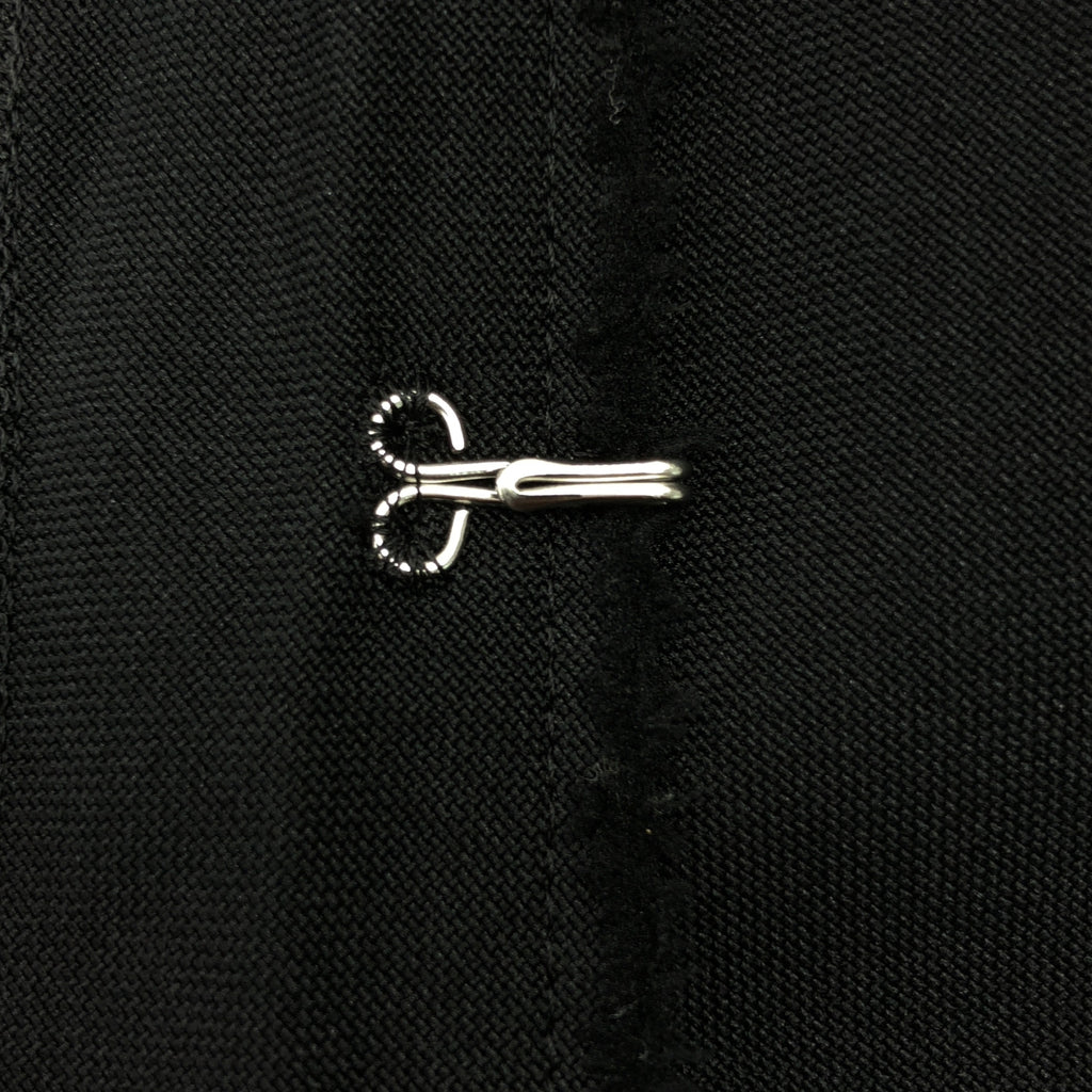 【미품】 COMME des GARCONS COMME des GARCONS / 콤콤 | 2020SS | 폴리 에스테르 제품 가공 후크 식 슬릿 포켓 포함 원피스 | M | 블랙 | 여성